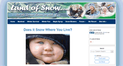 Desktop Screenshot of land-of-snow.com